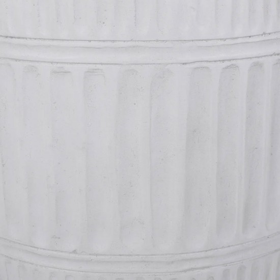 GEOMETRICAL 1 SIDE TABLE ΛΕΥΚΟ 38x38xH47cm