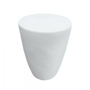 LITHOS CONIC SIDE TABLE ΛΕΥΚΟ 36x36x46.5cm