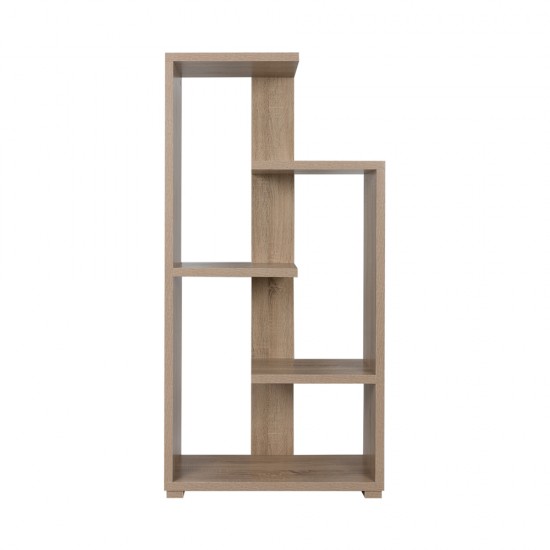 MEZZO ΒΙΒΛΙΟΘΗΚΗ SONOMA 79x29xH160cm-ΒΙΒΛΙΟΘΗΚΗ-ΜΕΛΑΜΙΝΗ-SONOMA-