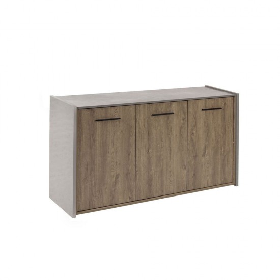 BONDI 2 ΜΠΟΥΦΕΣ SONOMA ΣΚΟΥΡΟ CEMENT 160x45xH85cm