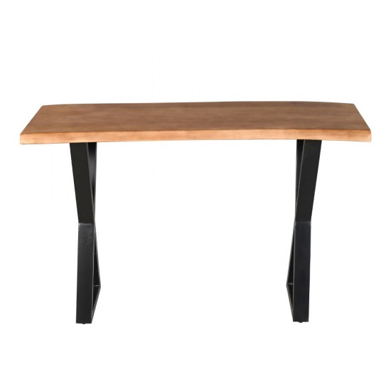 MINGLE ΚΟΝΣΟΛΑ ΚΑΡΥΔΙ ΜΑΥΡΟ 120x40xH76cm