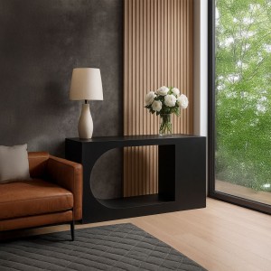 BELL ΚΟΝΣΟΛΑ ΜΑΥΡΟ 120x32x75cm