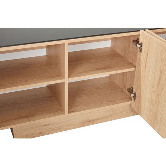 CUBIUS TV STAND 4ΠΟΡΤΕΣ ΦΥΣΙΚΟ 182x39xH59cm