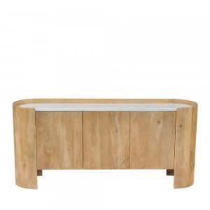 DON ΜΠΟΥΦΕΣ 3ΠΟΡΤΕΣ ΦΥΣΙΚΟ ΛΕΥΚΟ 165x45x75cm DON ΜΠΟΥΦΕΣ 3ΠΟΡΤΕΣ ΦΥΣΙΚΟ ΛΕΥΚΟ 165x45x75cm