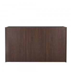 NUEZ ΜΠΟΥΦΕΣ 3ΠΟΡΤΕΣ ΚΑΡΥΔΙ ΜΑΥΡΟ 156x45x85cm