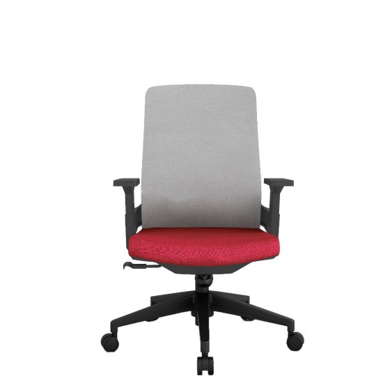 BOLD ΚΑΡΕΚΛΑ ΓΡΑΦΕΙΟΥ ΓΚΡΙ ΣΚΟΥΡΟ BORDEAUX 60x63xH96-108cm