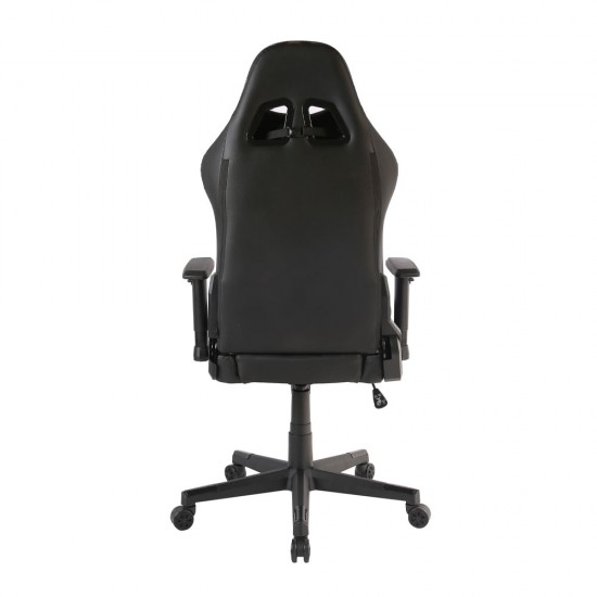 DYSKORD ΚΑΡΕΚΛΑ GAMING ΓΡΑΦΕΙΟΥ ΜΑΥΡΟ ΜΕ PATTERN 50x74xH127/137cm