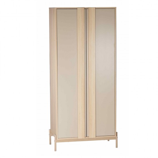 CAPPUCCINO ΝΤΟΥΛΑΠΑ 2ΠΟΡΤΕΣ LATTE SONOMA 84.6x50x185cm