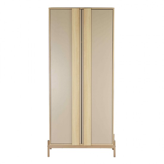 CAPPUCCINO ΝΤΟΥΛΑΠΑ 2ΠΟΡΤΕΣ LATTE SONOMA 84.6x50x185cm