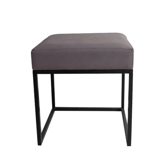 CUBIK ΣΚΑΜΠΟ ΓΚΡΙ 40x40x44cm