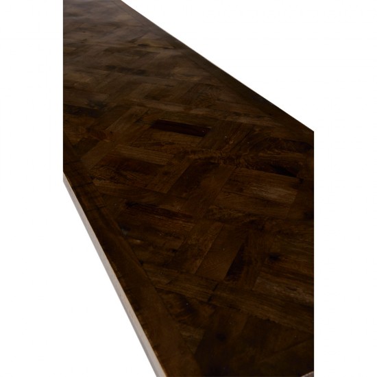 MAIANDROS ΠΑΓΚΑΚΙ ΚΑΦΕ ΣΚΟΥΡΟ 170x45x45cm