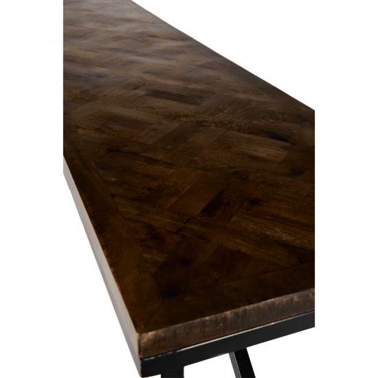 MAIANDROS ΠΑΓΚΑΚΙ ΚΑΦΕ ΣΚΟΥΡΟ 170x45x45cm