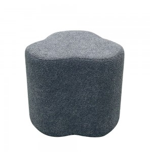 DAISY ΣΚΑΜΠΟ ΓΚΡΙ ΣΚΟΥΡΟ 48x48xH42cm