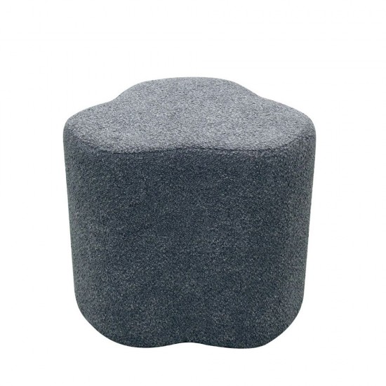 DAISY ΣΚΑΜΠΟ ΓΚΡΙ ΣΚΟΥΡΟ 48x48xH42cm