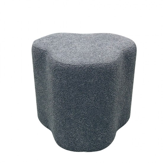 DAISY ΣΚΑΜΠΟ ΓΚΡΙ ΣΚΟΥΡΟ 48x48xH42cm