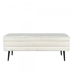 SLICES ΣΚΑΜΠΟ ΜΕ ΑΠΟΘ/ΚΟ ΧΩΡΟ ΛΕΥΚΟ 110x40xH44cm