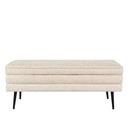 SLICES ΣΚΑΜΠΟ ΜΕ ΑΠΟΘ/ΚΟ ΧΩΡΟ LATTE 110x40xH44cm