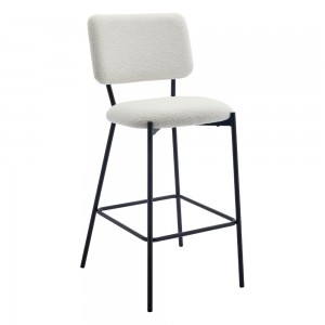 NATURE ΣΚΑΜΠΟ BAR ΛΕΥΚΟ 45x51xH102,5cm