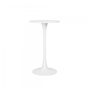 LIDO ΤΡΑΠΕΖΙ BAR ΛΕΥΚΟ D 60xH101cm