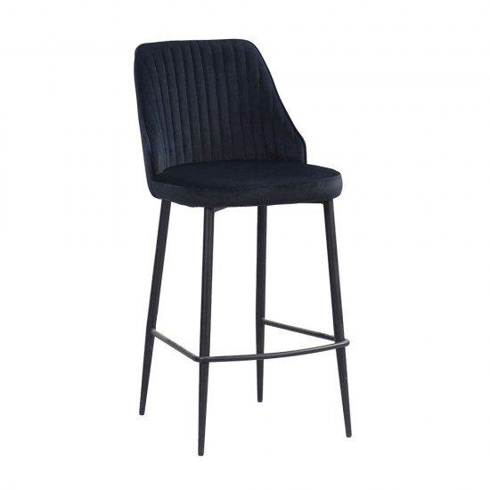 KING ΣΚΑΜΠΟ BAR ΜΑΥΡΟ 44x53xH95cm KING ΣΚΑΜΠΟ BAR ΜΑΥΡΟ 44x53xH95cm