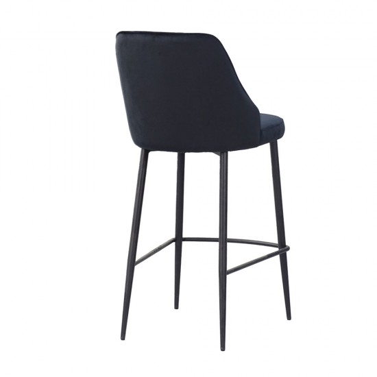 KING ΣΚΑΜΠΟ BAR ΜΑΥΡΟ 44x53xH95cm KING ΣΚΑΜΠΟ BAR ΜΑΥΡΟ 44x53xH95cm