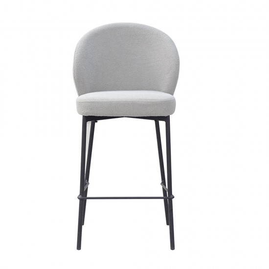 LUNE ΣΚΑΜΠΟ BAR ΓΚΡΙ 48x53,5x95,5cm