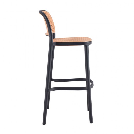 VIENNA ΣΚΑΜΠΟ ΜΑΥΡΟ ΦΥΣΙΚΟ 52,5x51xH103cm