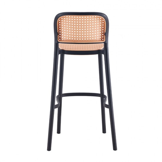 VIENNA ΣΚΑΜΠΟ ΜΑΥΡΟ ΦΥΣΙΚΟ 52,5x51xH103cm