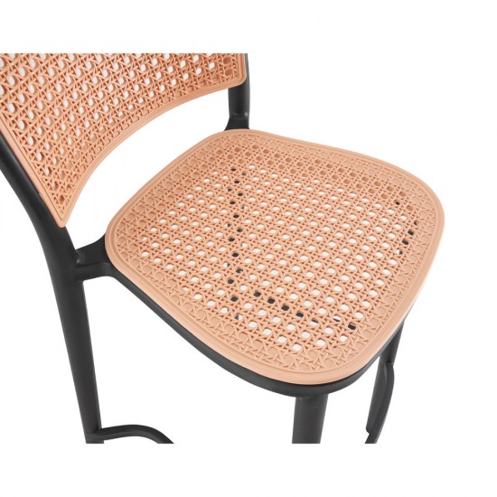 VIENNA ΣΚΑΜΠΟ ΜΑΥΡΟ ΦΥΣΙΚΟ 52,5x51xH103cm