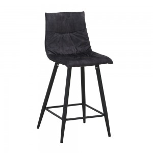 LINEA ΣΚΑΜΠΟ BAR ΑΝΘΡΑΚΙ 42x51x84cm