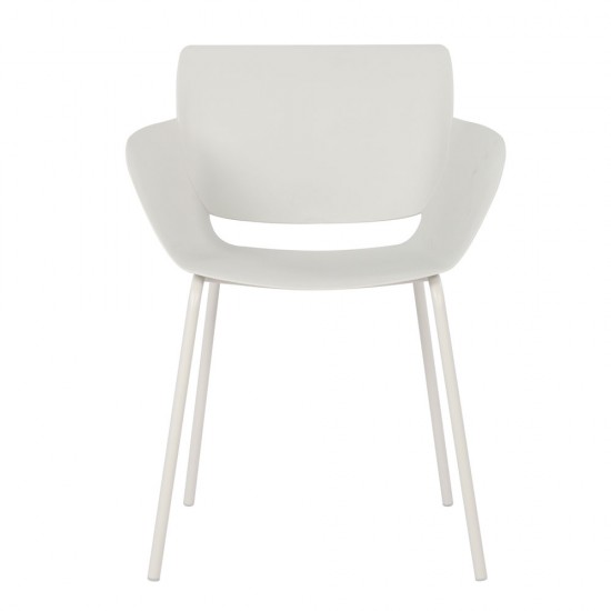 SEDIA ΚΑΡΕΚΛΑ OFF WHITE 58x52xH79,5cm