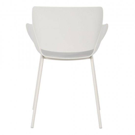 SEDIA ΚΑΡΕΚΛΑ OFF WHITE 58x52xH79,5cm