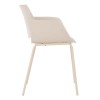 SEDIA ΚΑΡΕΚΛΑ BEIGE 58x52xH79,5cm