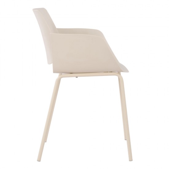 SEDIA ΚΑΡΕΚΛΑ BEIGE 58x52xH79,5cm