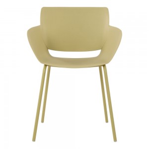 SEDIA ΚΑΡΕΚΛΑ ΚΙΤΡΙΝΟ PASTEL 58x52xH79,5cm