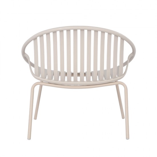 NADIN ΠΟΛΥΘΡΟΝΑ SET 2ΤΕΜ OFF WHITE 79,5x70xH74cm