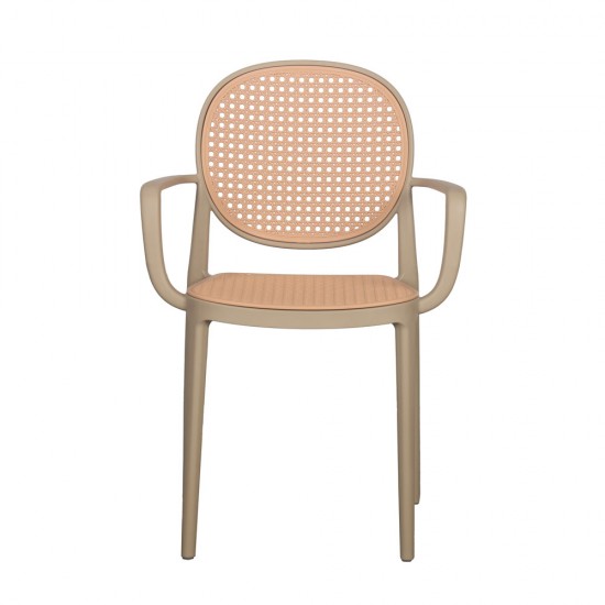 RATTI/P ΚΑΡΕΚΛΑ LATTE ΦΥΣΙΚΟ 57x51xH84cm