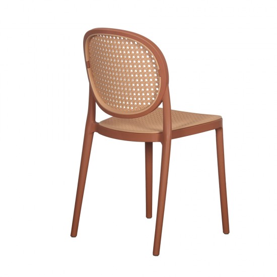 RATTI ΚΑΡΕΚΛΑ TERRACOTTA ΦΥΣΙΚΟ 41,6x53xH84cm