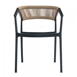 CONCORD ΚΑΡΕΚΛΑ ΜΑΥΡΟ LATTE 55,5x53,5xH76cm