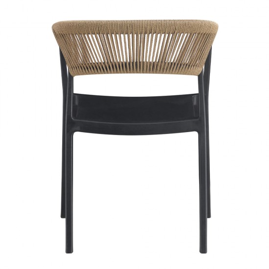 CONCORD ΚΑΡΕΚΛΑ ΜΑΥΡΟ LATTE 55,5x53,5xH76cm