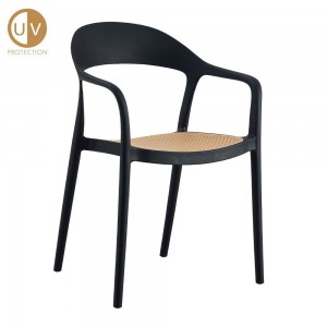 BISTROT ΚΑΡΕΚΛΑ ΜΑΥΡΟ ΦΥΣΙΚΟ 57x53xH81,5cm