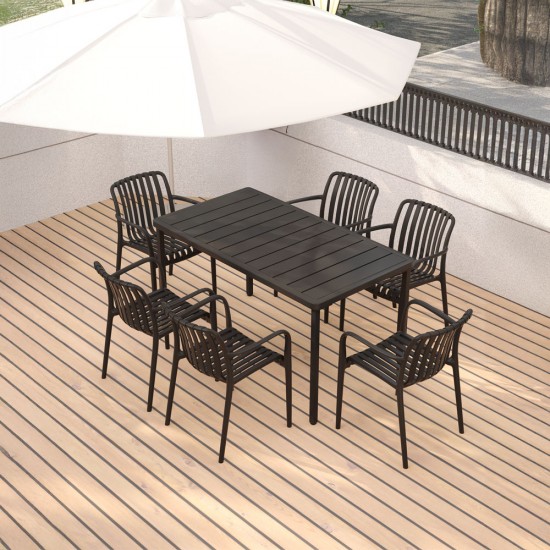 STICKY ΚΑΡΕΚΛΑ ΜΑΥΡΟ 55x61xH81cm