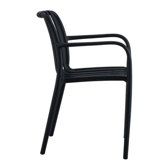 STICKY ΚΑΡΕΚΛΑ ΜΑΥΡΟ 55x61xH81cm