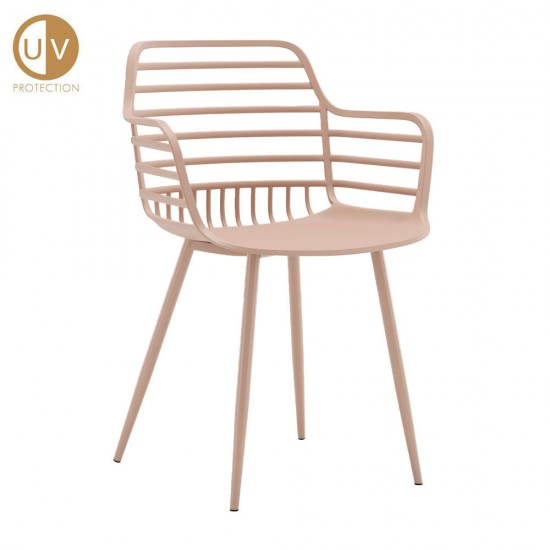 CANDY ΚΑΡΕΚΛΑ DUSTY PINK 57x51,5xH82,cm