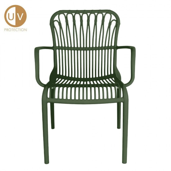 JAKARTA ΚΑΡΕΚΛΑ ΠΡΑΣΙΝΟ ΣΚΟΥΡΟ 61x65xH87cm