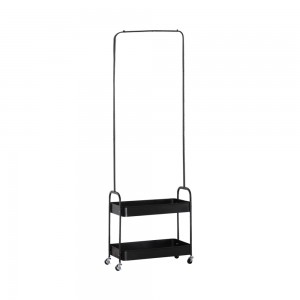 ARMARIO ΝΤΟΥΛΑΠΑ ΜΑΥΡΟ 56x31xH152cm