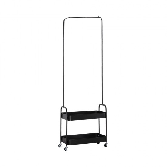 ARMARIO ΝΤΟΥΛΑΠΑ ΜΑΥΡΟ 56x31xH152cm