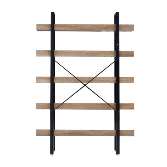 HORIZON ΒΙΒΛΙΟΘΗΚΗ 5ΡΑΦΙΑ SONOMA ΜΑΥΡΟ 120x28xH170cm HORIZON ΒΙΒΛΙΟΘΗΚΗ 5ΡΑΦΙΑ SONOMA ΜΑΥΡΟ 120x28xH170cm