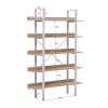 HORIZON ΒΙΒΛΙΟΘΗΚΗ 5ΡΑΦΙΑ SONOMA ΜΑΥΡΟ 120x28xH170cm HORIZON ΒΙΒΛΙΟΘΗΚΗ 5ΡΑΦΙΑ SONOMA ΜΑΥΡΟ 120x28xH170cm