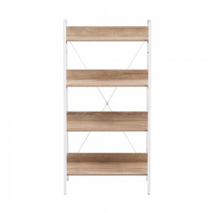 ONE STEP UP ΒΙΒΛΙΟΘΗΚΗ 4ΡΑΦΙΑ SONOMA ΛΕΥΚΟ 60x35xH117cm